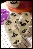 Dice : Dice - Game Dice - Yahtzee Halloween Edition USAopoly 2007 - Resale Shop May 2010